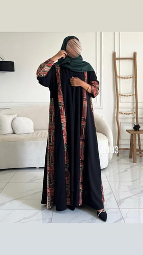 عباية كريب سبشل تطريز كمبيوتر قصة عادية ستريت