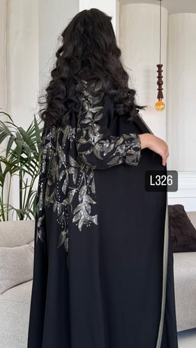 عباية كريب سبشل تطريز كمبيوتر قصة عادية ستريت