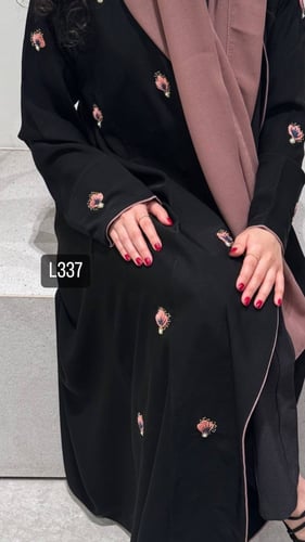 عباية كريب سبشل تطريز كمبيوتر قصة عادية ستريت