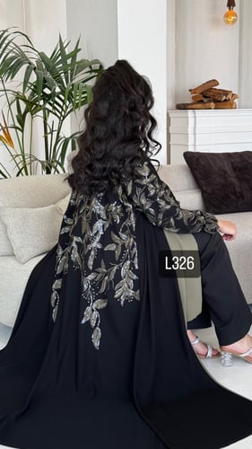 عباية كريب سبشل تطريز كمبيوتر قصة عادية ستريت