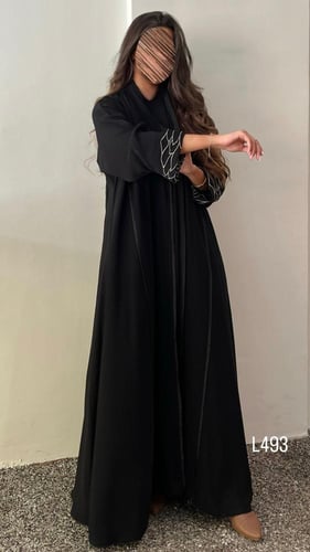 عباية كريب سبشل تطريز كمبيوتر قصة عادية ستريت