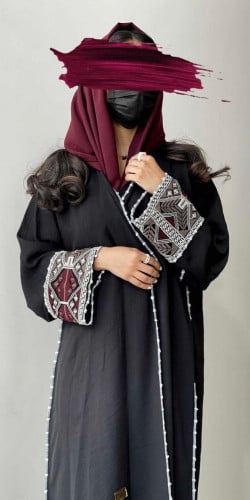 عباية كريب بلقيس تطريز كمبيوتر قصة عادي