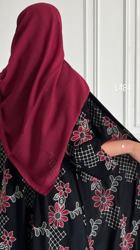 عباية كريب سبشل تطريز كمبيوتر قصة عادية ستريت