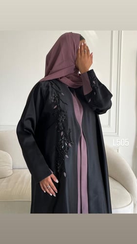 عباية هاي سوفي شك يدوي قصة عادية ستريت