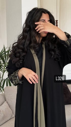 عباية كريب سبشل تطريز كمبيوتر قصة عادية ستريت