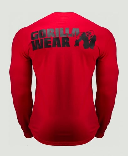 GORILLA WEAR WILLIAMS LONG SLEEVE - RED