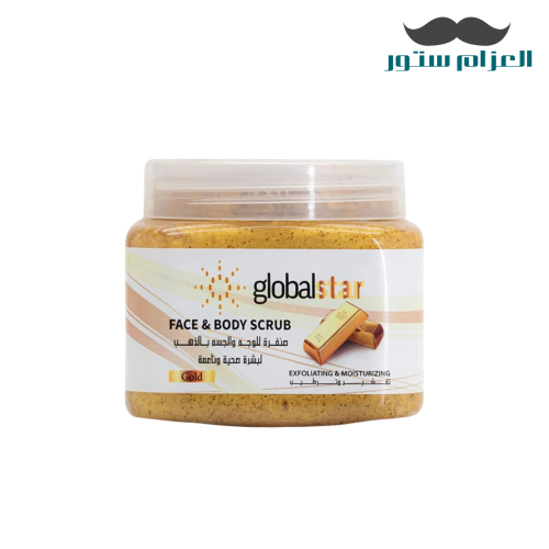 صنفرة الوجه والجسم بالذهب