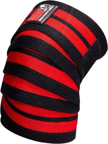 Knee Wraps - Black/Red - 200CM