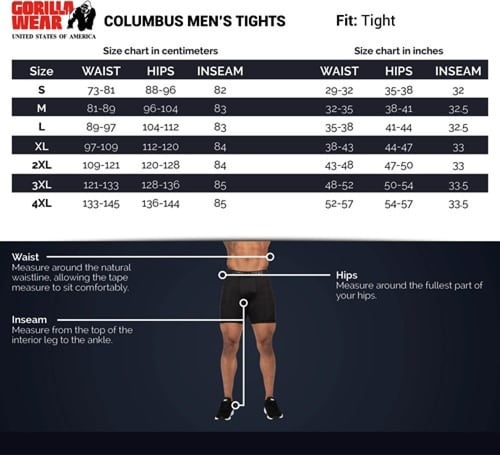 Columbus Men's Tights - Black