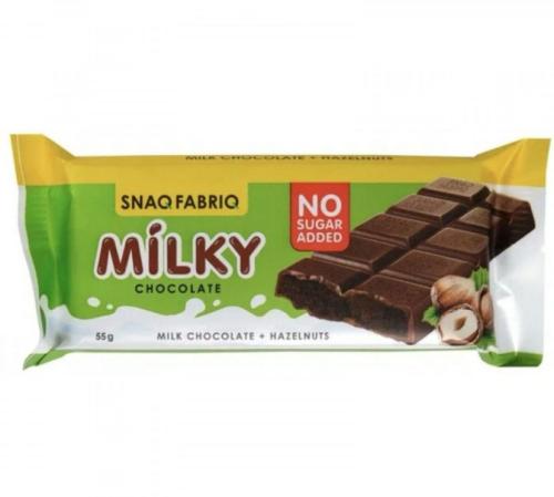 SNAQ FABRIQ MILK CHOCOLATE & HAZELNUTS