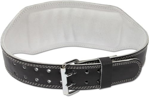 Gorilla Wear 6 Inch Padded Leather Lifting Belt -...