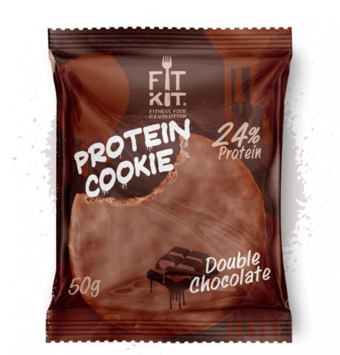 فت كت بروتين كوكيز دبل شوكولاته