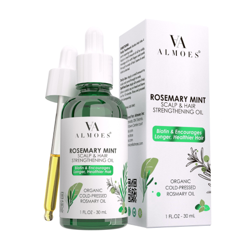 زيت إكليل الجبل العضوي والنعناع من الموس - 30مل