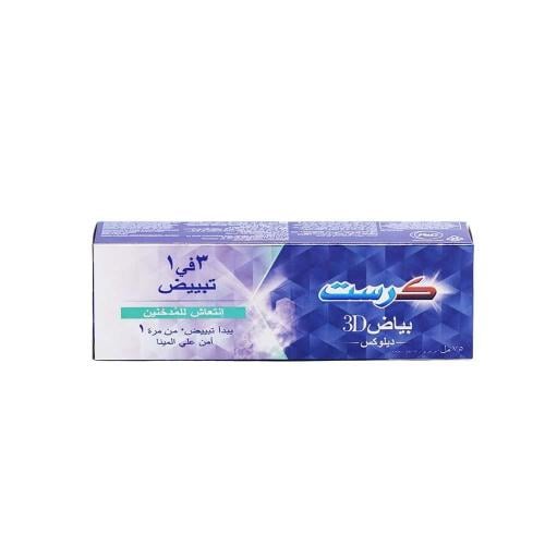 معجون اسنان 3 في 1 تبييض إنتعاش للمدخنين من كرست -...