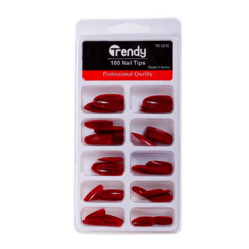 مجموعة اظافر اصطناعيه كوريه من تريندي 100 حبه TR-1...