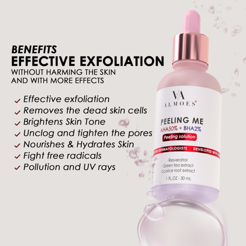 سيروم التقشير بخلاصة عرق السوس وأحماض الفواكه الطب...