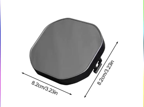 غطاء ليد حجم ٣ انش اسود بشعار