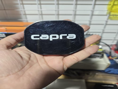 غطاء ليد حجم ٣ انش اسود بشعار