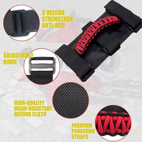 مسكات قماش للرانجلر JK و JL (الحبة) احمر