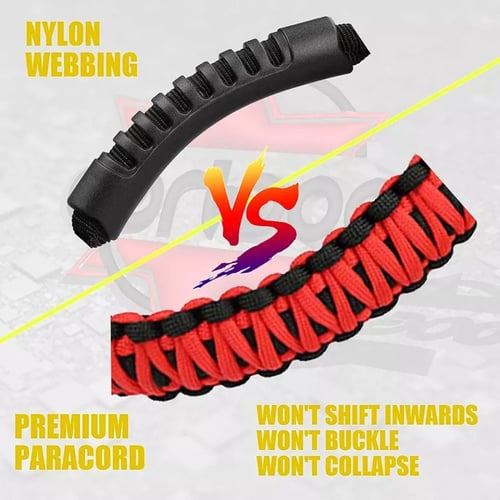 مسكات قماش للرانجلر JK و JL (الحبة) احمر