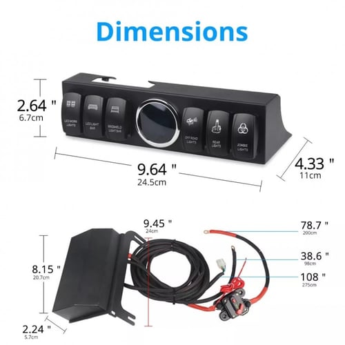 سويتش بانل للرانجلر JK