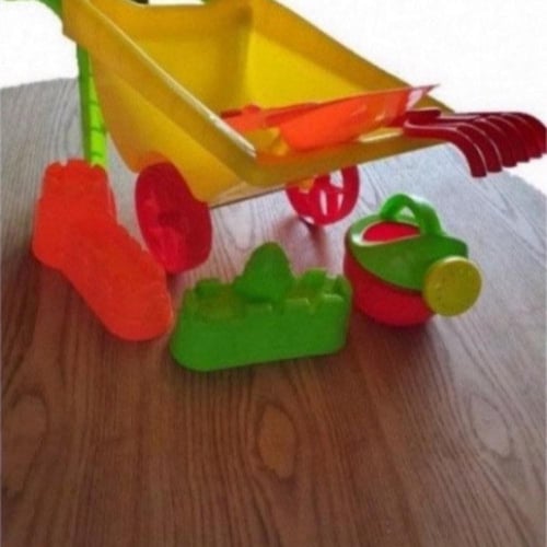 عربة رمل ادوات