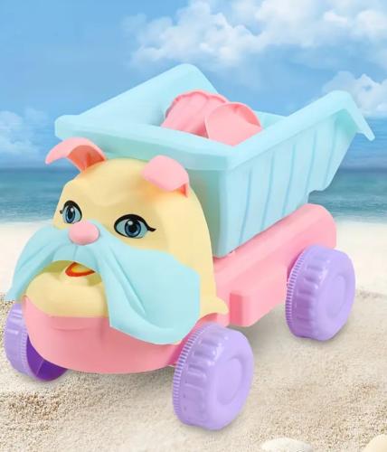 شاحنة القط للرمل+ ادوات