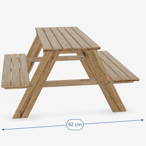 طاولة خشبية للاطفال