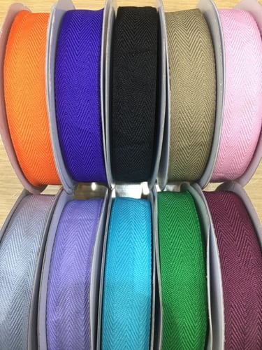 شريط قطن 2.5 سم واحد انش