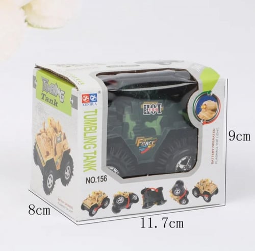 لعبة الدبابة العسكرية الصغيرة المتدحجرة