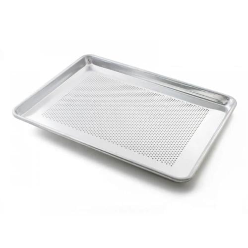 صينية فرن المنيوم مخرمة للمعجنات 65*45*3 سم