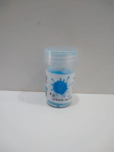 لون أزرق فاتح زيتي بودرة للشوكولاته