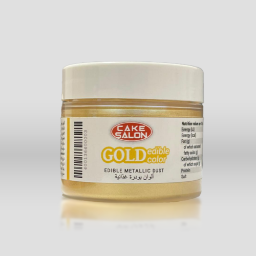 ألوان بودرة ميتالك ذهبي 10 جرام