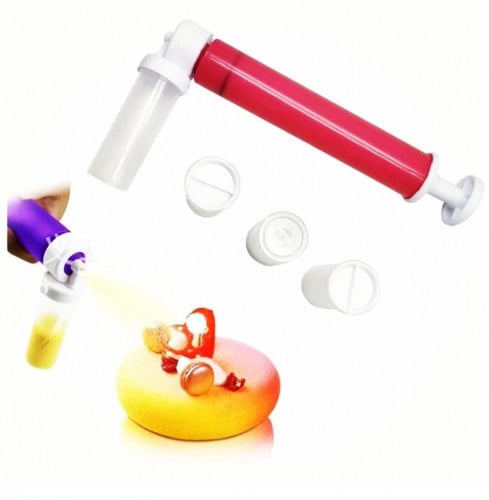 طقم مُكون من 4 علب رش هوائية ويدوية لتزيين الكيك