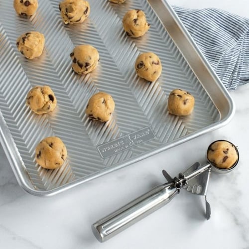 ملعة ايس كريم مقاس 52 استيل