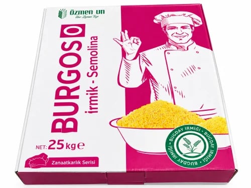 سميد قمح ناعم Burgos O İrmik – Semolina- ٢٥كجم