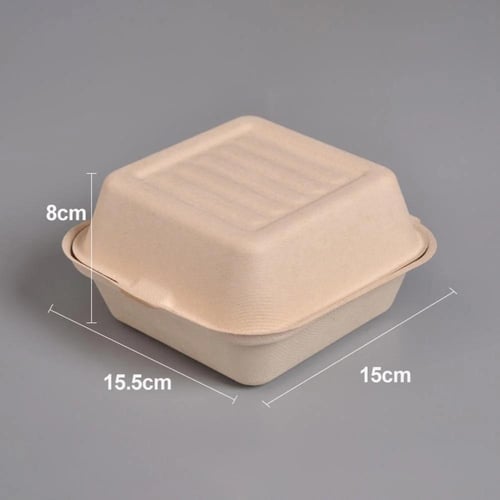 علب برجر قصب السكر