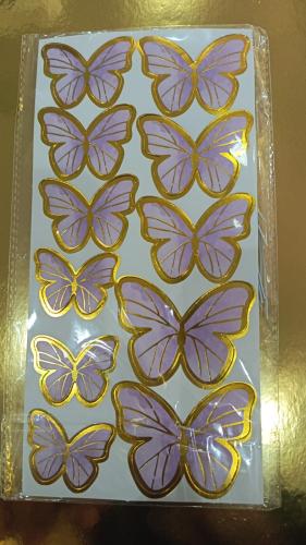 Purple butterflies for decoration