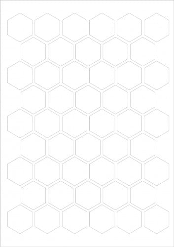 قالب اكريليك ابيض . السعر يشمل القاعدة . شكل خلية