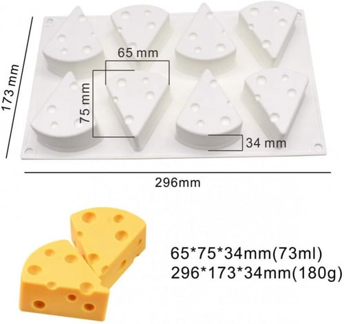 سليكون شكل جبنه