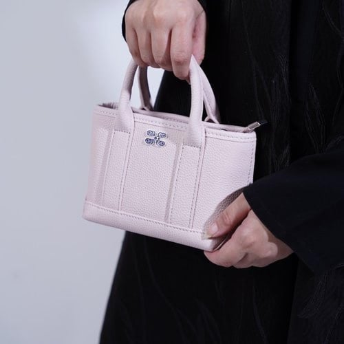 شنطة بهيرة ميني بيبي بنك جلد طبيعي