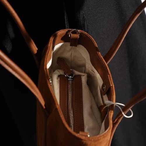 شنطة بهيرة جلد طبيعي حجم وسط