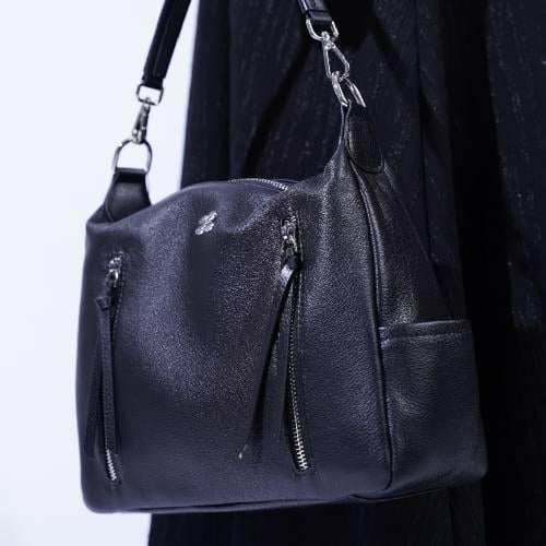 شنطة بهيرة جلد طبيعي حجم وسط