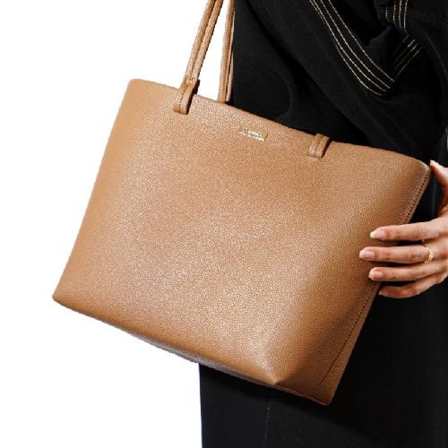 شنطة حجم كبير جلد طبيعي