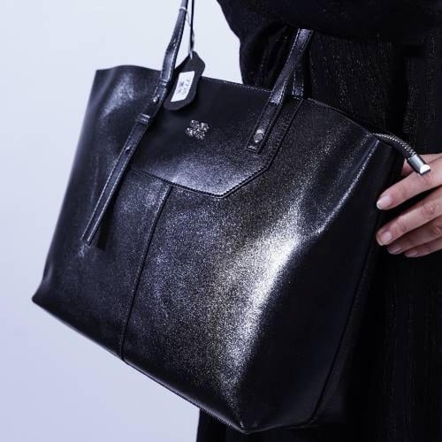 شنطة جلد طبيعي حجم كبير