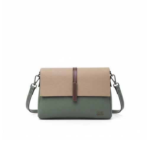 شنطة بهيرة حجم وسط جلد طبيعي