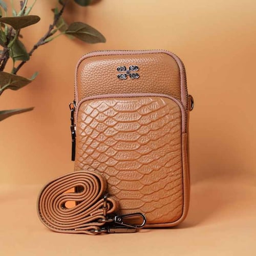 شنطة صغيره للجوال جلد