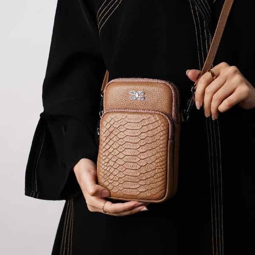 شنطة صغيره للجوال جلد