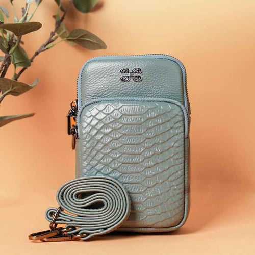 شنطة صغيره للجوال جلد