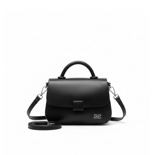 شنطة بهيرة حجم وسط جلد طبيعي